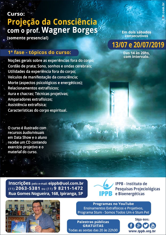curso de projecao da consciencia no ippb 1 fase julhob 2019