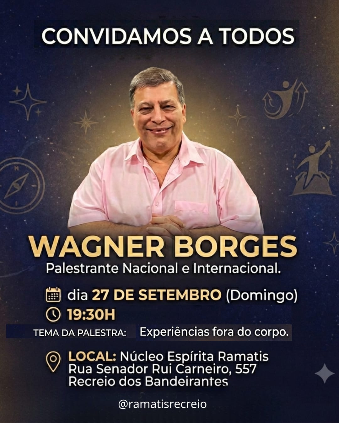 palestras rio setembro 6 2025